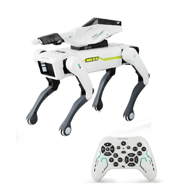 Smart Remote Control Robot Dog Toy with AI Programming & Water Bomb Launcher