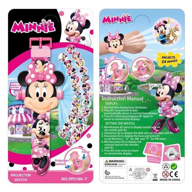 Projection children's watch - Minnie Mouse - 24 types of images of heroes .Projector Watch - BumbleToys - 5-7 Years, Boys, Girls, OXE, Toy Land, Wrist Watches