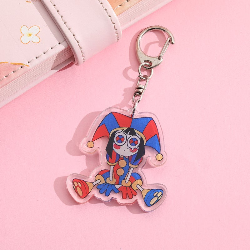 Colorful cartoon character keychain 