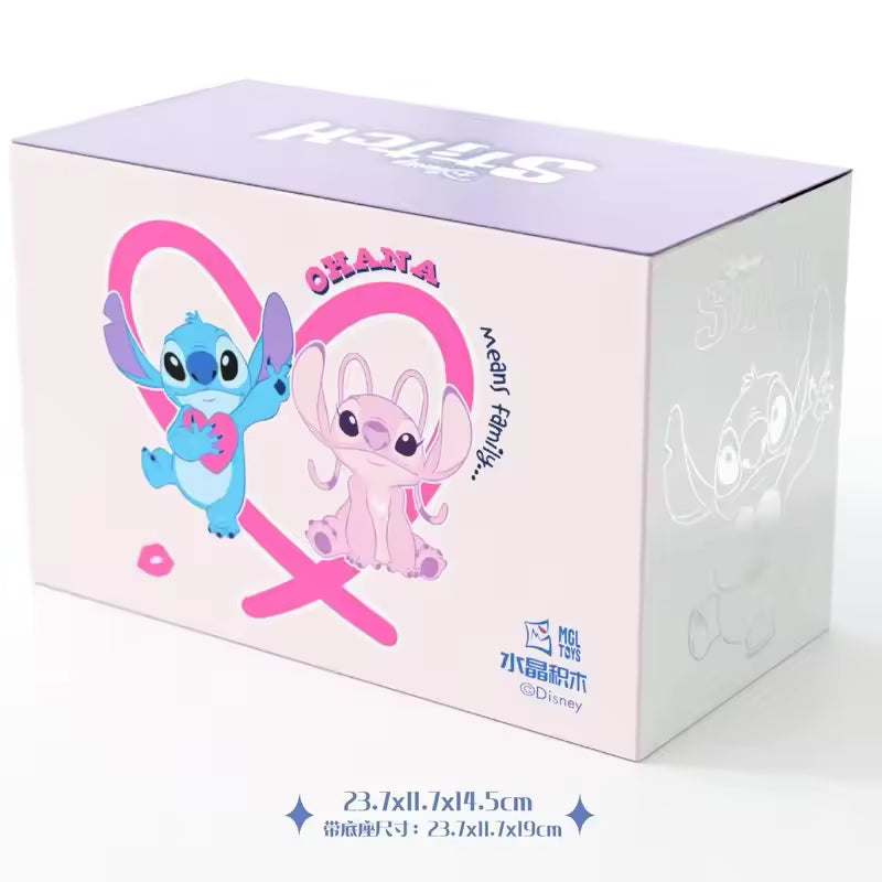 Original Disney Cartoon Lilo & Stitch Collectible Figures DIY Crystal Angel - Angel