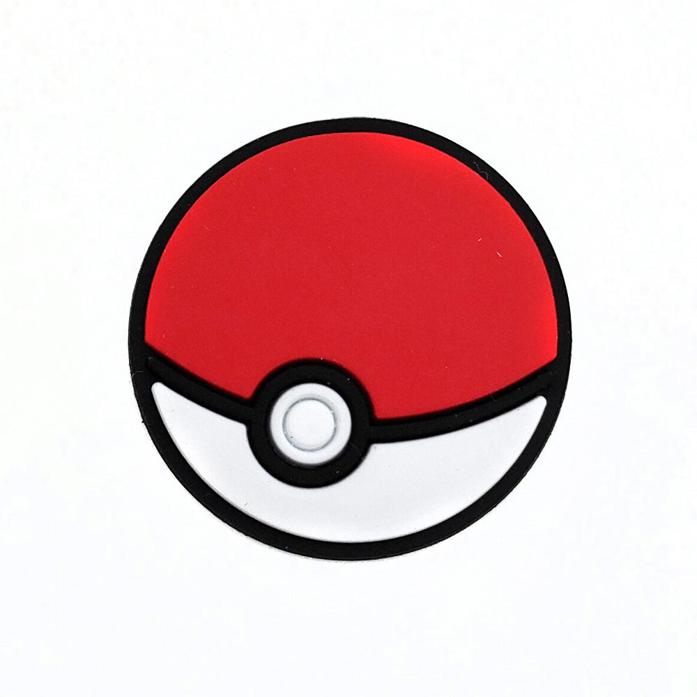 20-Piece Premium PVC Shoe Charm Pokemon Set -Inspired Floral & Fashion Motifs for Custom Footwear