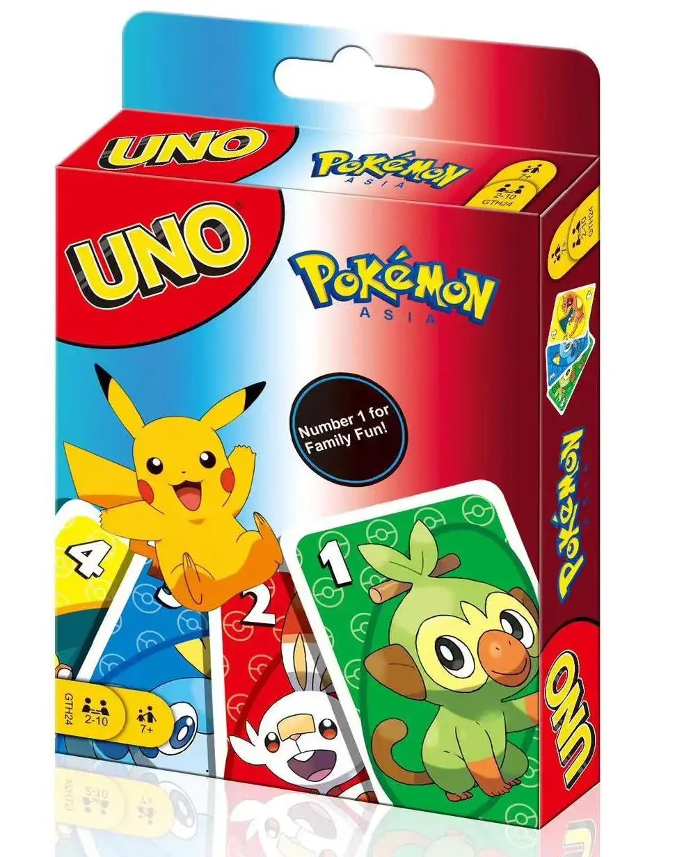 UNO Classic Card Game with Character-Themed Graphics for 2-10 Players
