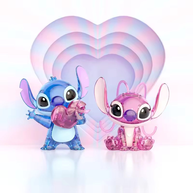 Original Disney Cartoon Lilo & Stitch Collectible Figures DIY Crystal Angel - Angel
