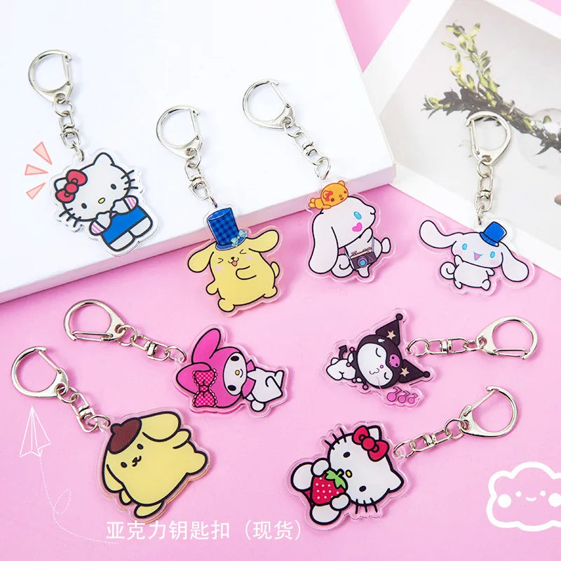 Hello kitty Anime Accessories keychain For girls - 28