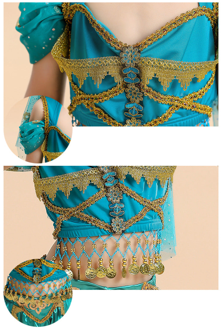Arabian Princess Jasmine Birthday Deluxe Costume – Magic Carpet Edition