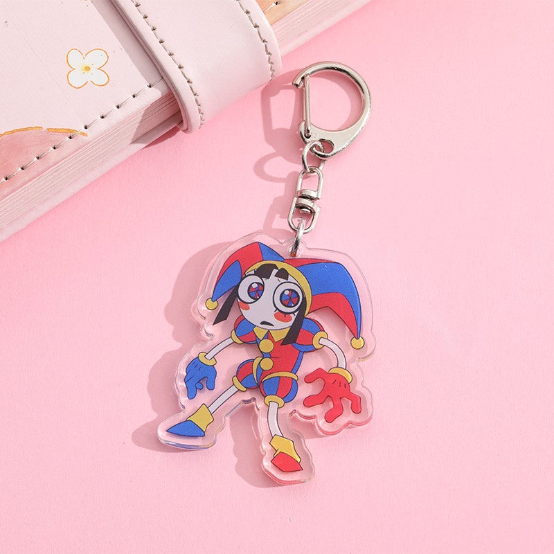 Colorful character keychain