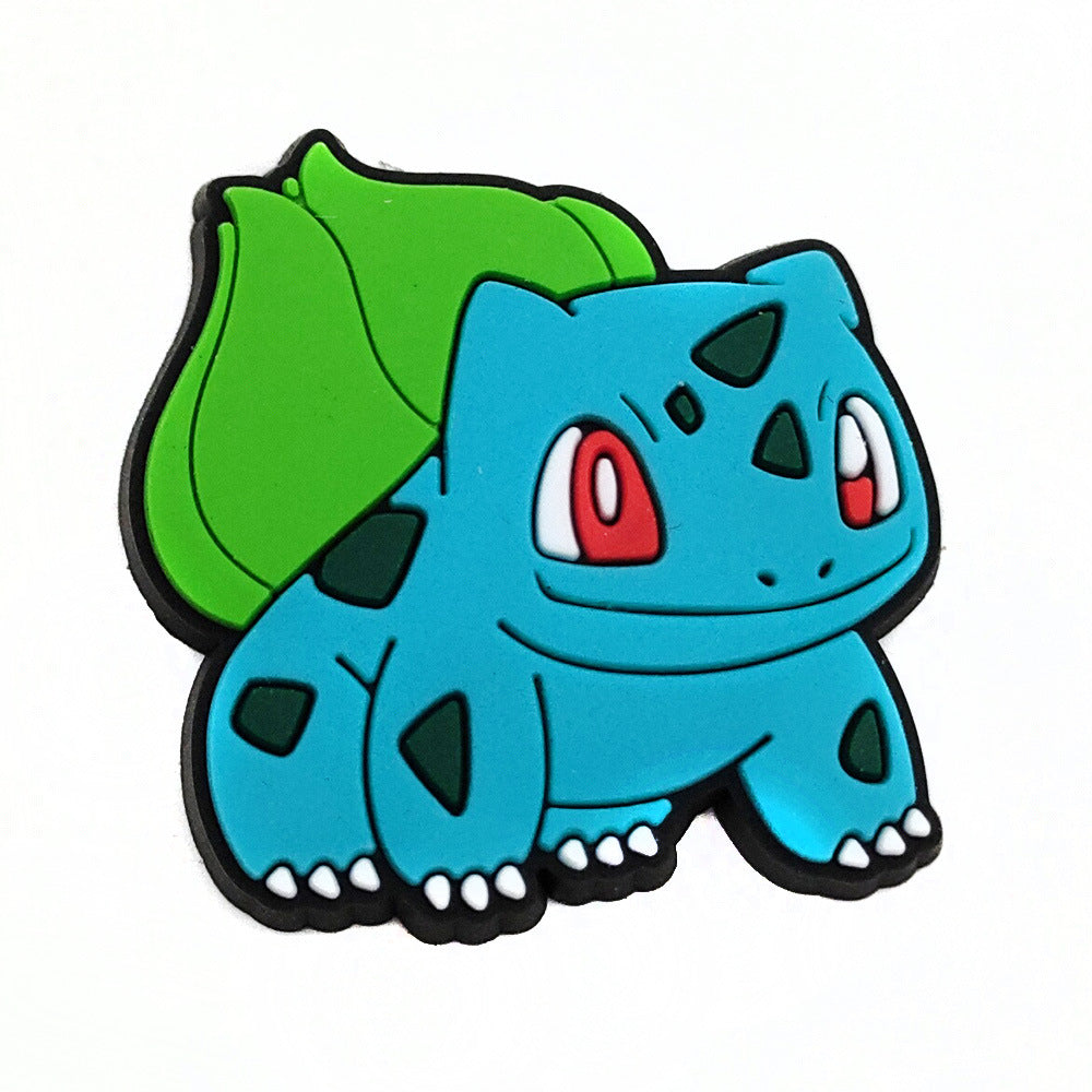 20-Piece Premium PVC Shoe Charm Pokemon Set -Inspired Floral & Fashion Motifs for Custom Footwear