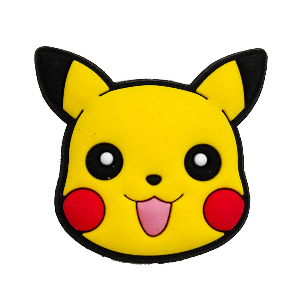 20-Piece Premium PVC Shoe Charm Pokemon Set -Inspired Floral & Fashion Motifs for Custom Footwear