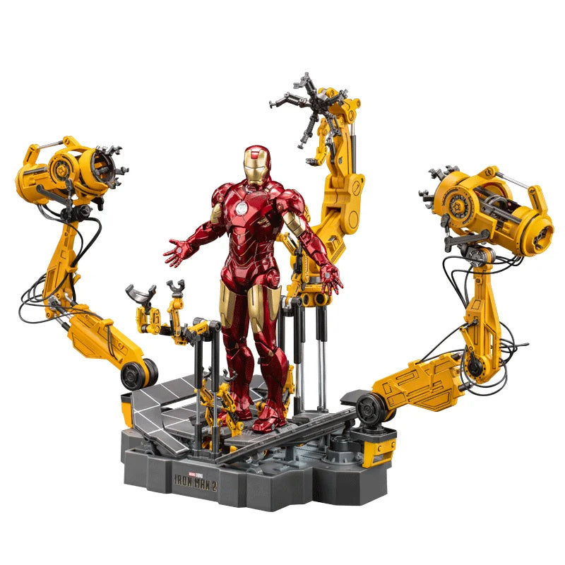 ZD Toys Super Heroes: Marvel - Iron Man II - Mark 4 (Suit-Up Gantry) Scale 1:10