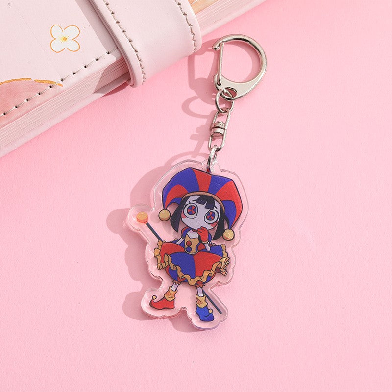 Colorful cartoon character keychain