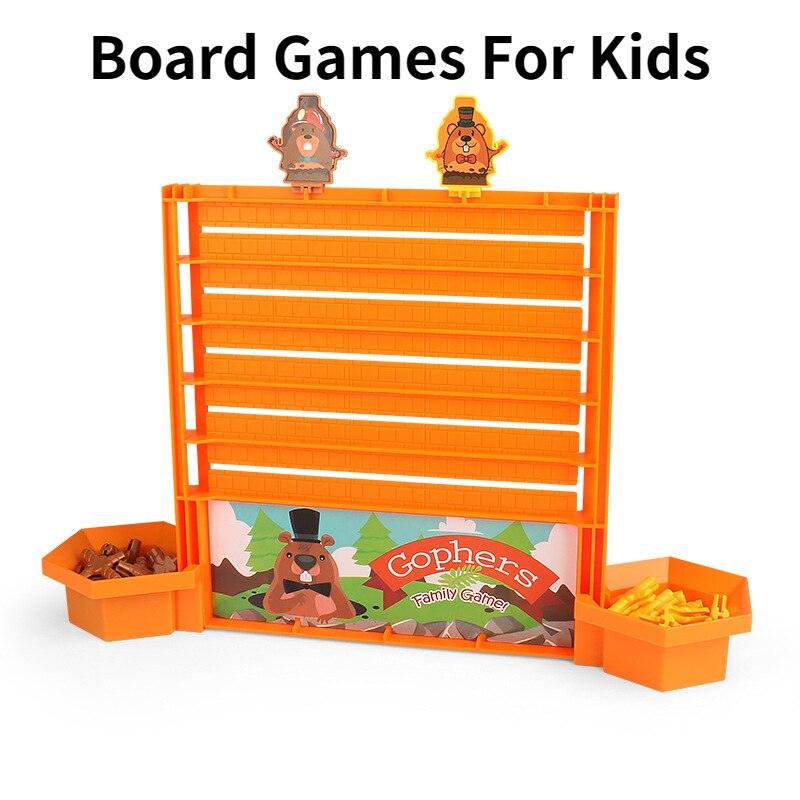 Family Game Groundhogs2 Children's Toys Children's Set Gopher Burrow Game Multiplayer Play Puzzle 007-97B