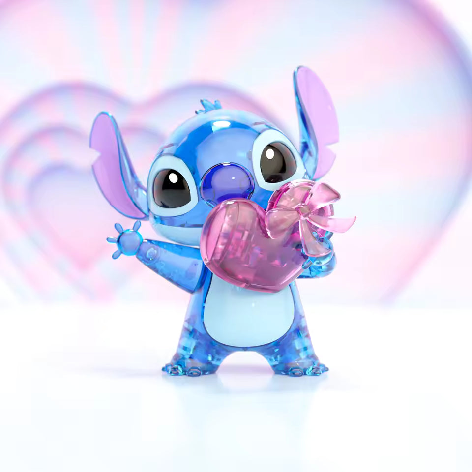 Original Disney Cartoon Lilo & Stitch Collectible Figures DIY Crystal ...