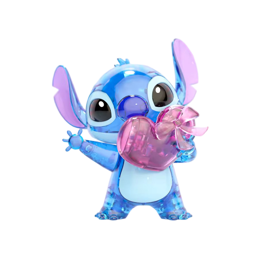 Original Disney Cartoon Lilo & Stitch Collectible Figures DIY Crystal Angel - Stitch
