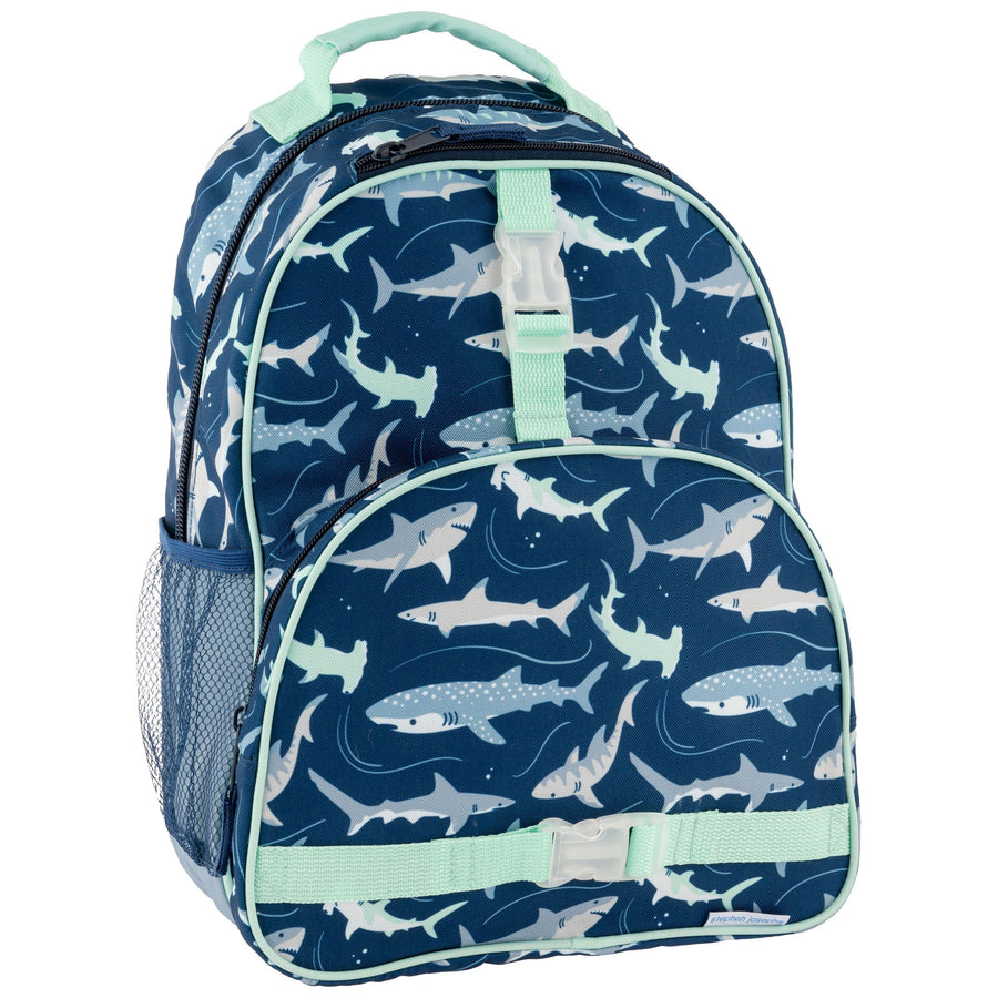 Stephen Joseph All Over Print School Backpack – Shark, 40cm