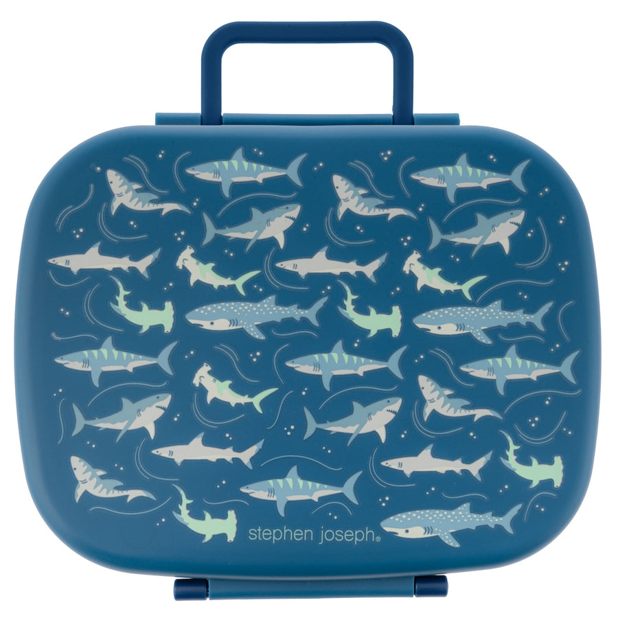 Stephen Joseph Bento Box with Removable Tray – Shark, 700ml