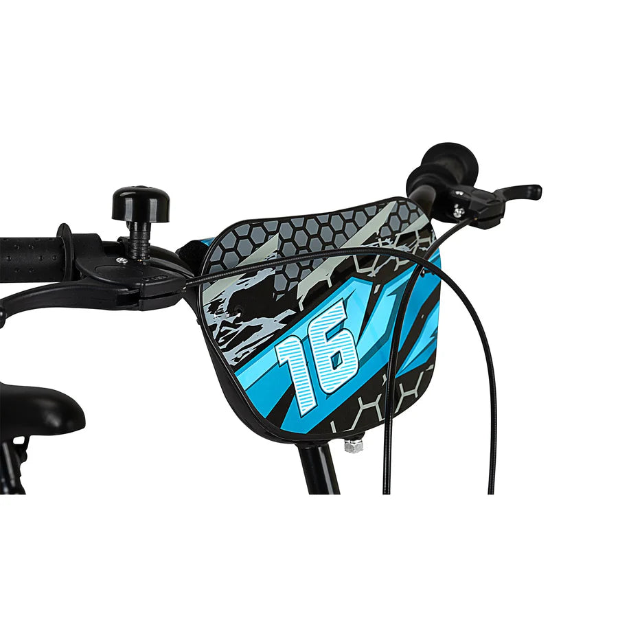 Spartan Thunder Bicycle, Rear Caliper Brakes, Easy Saddle Height Adjustment, Gray Gloss 4 Years+ - 16 Inches