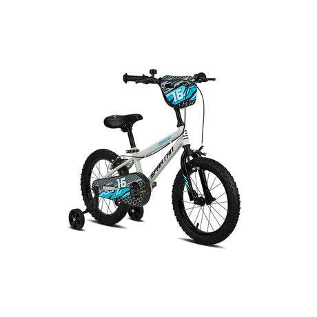 Spartan Thunder Bicycle, Rear Caliper Brakes, Easy Saddle Height Adjustment, Gray Gloss 4 Years+ - 16 Inches