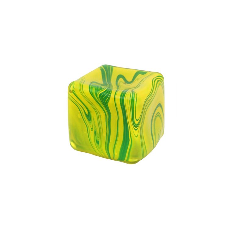 Squeez – Swril Cube – 5cm PVC Slow Rising (One Random Color)