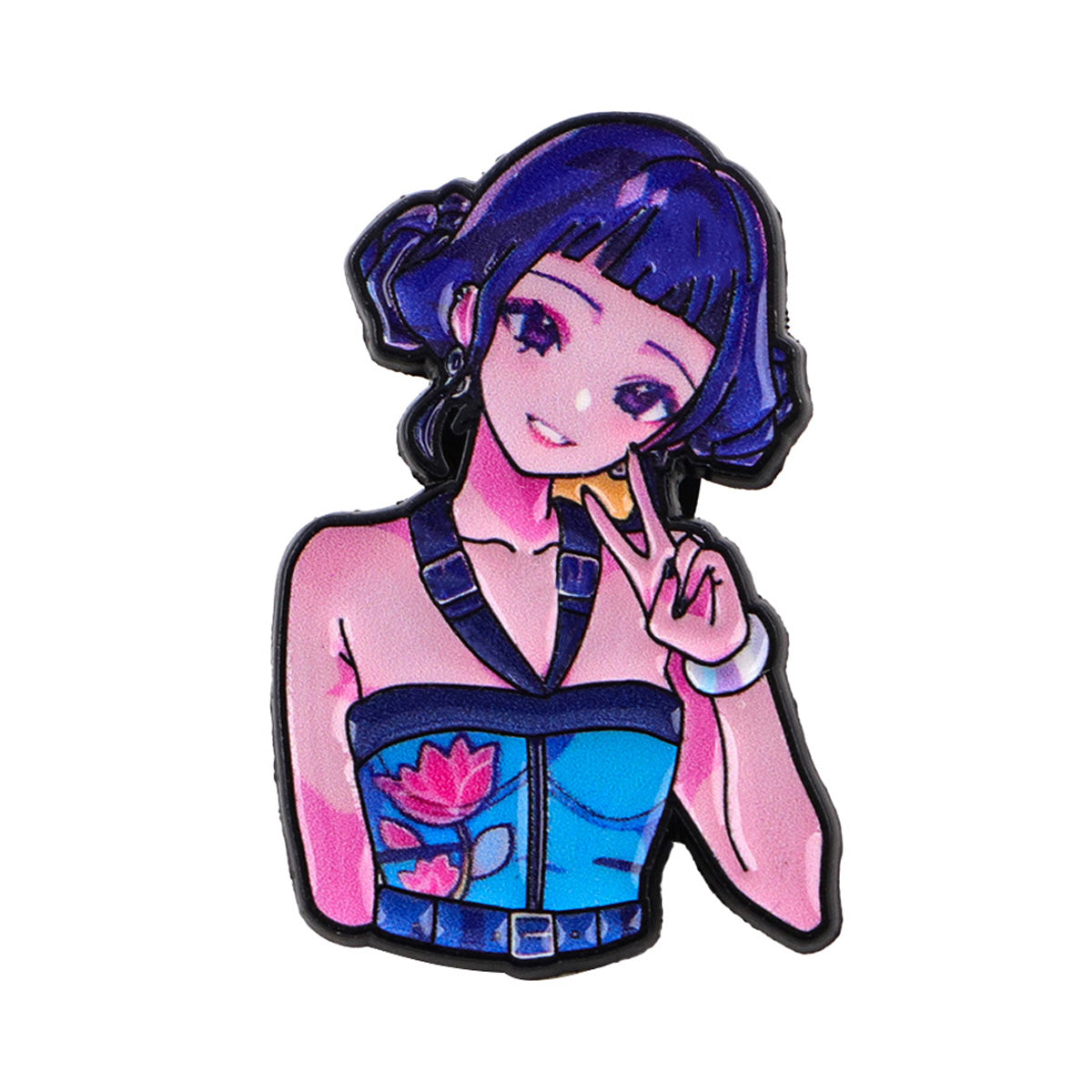 Girl's Brooch for Clothes and Backpack Decorations - Kpop Demon Hunters - 3 Pcs