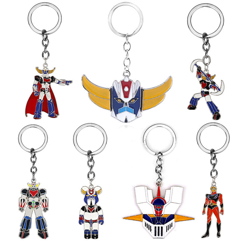 Anime Grendizer Metal Keychain UFO Robot - 03