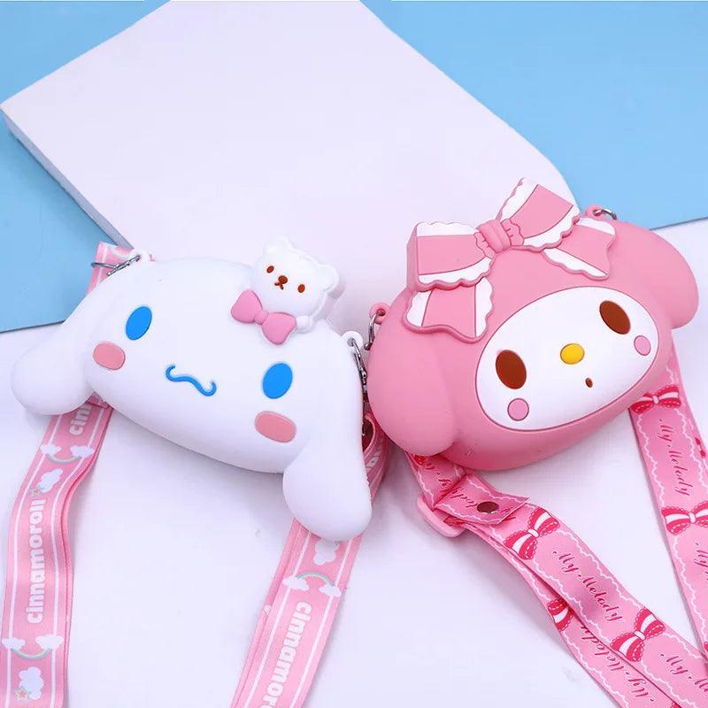 Sanrio Bag Kawaii Hello Kitty Silicon Gel Shoulder Bags - White