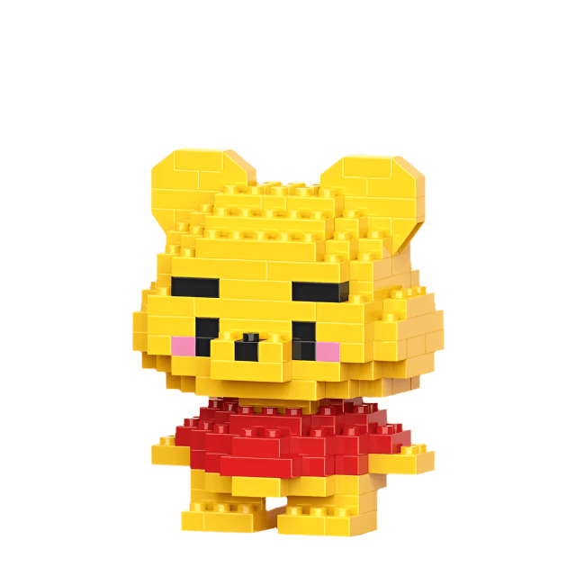 Disney Anime Princess Building Blocks 2601-19 mini Action toy Figures Blocks - Winnie