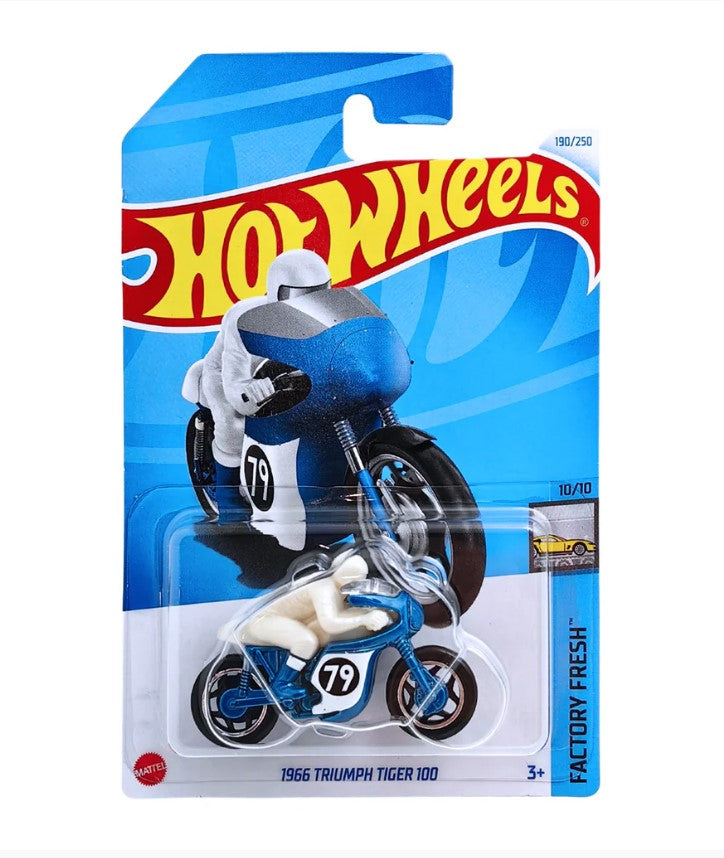 Hot Wheels FACTORY FRESH - 1966 TRIUMPH TIGER 100