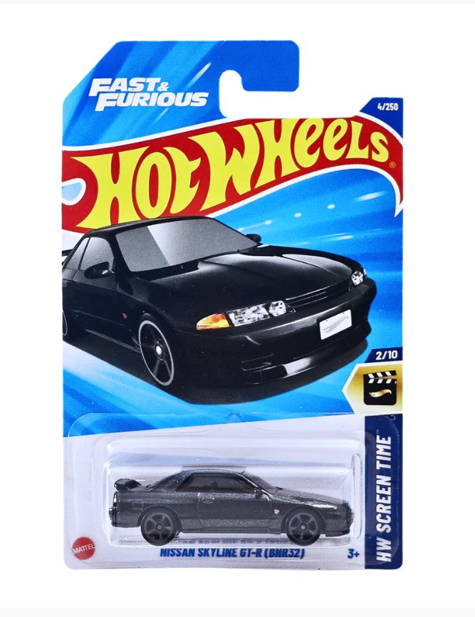 Hot Wheels HW SCREEN TIME  -  NISSAN SKYLINE GT-R (BNR32)