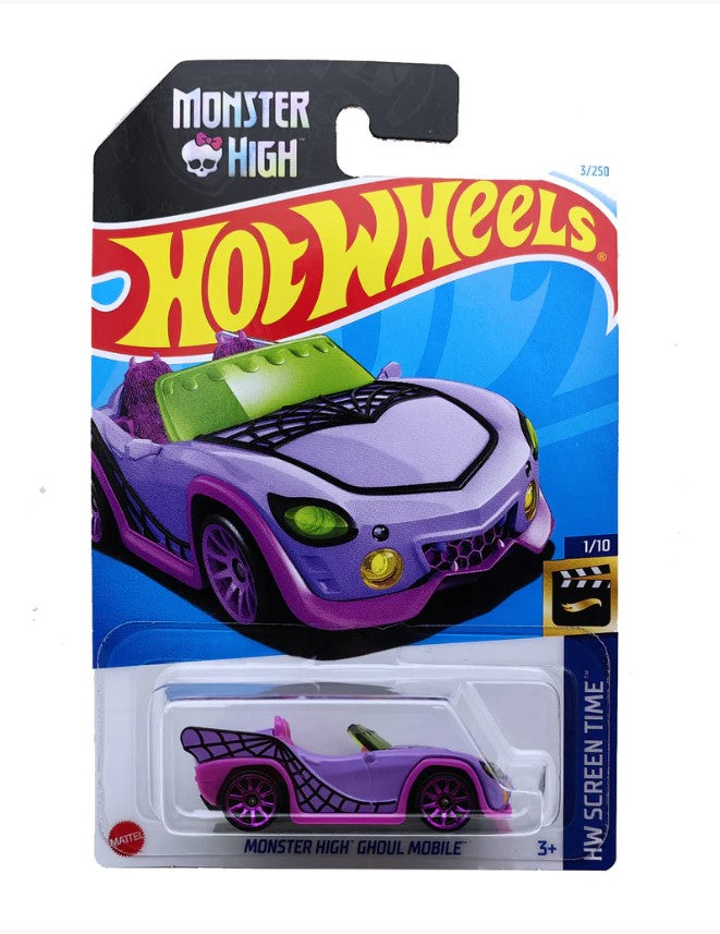 Hot Wheels HW SCREENTIME - MONSTER HIGH GHOUL MOBILE