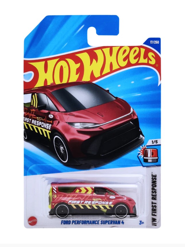 Hot Wheels HW FIRST RESPONSE- FORD PERFORMANCE SUPERVAN 4