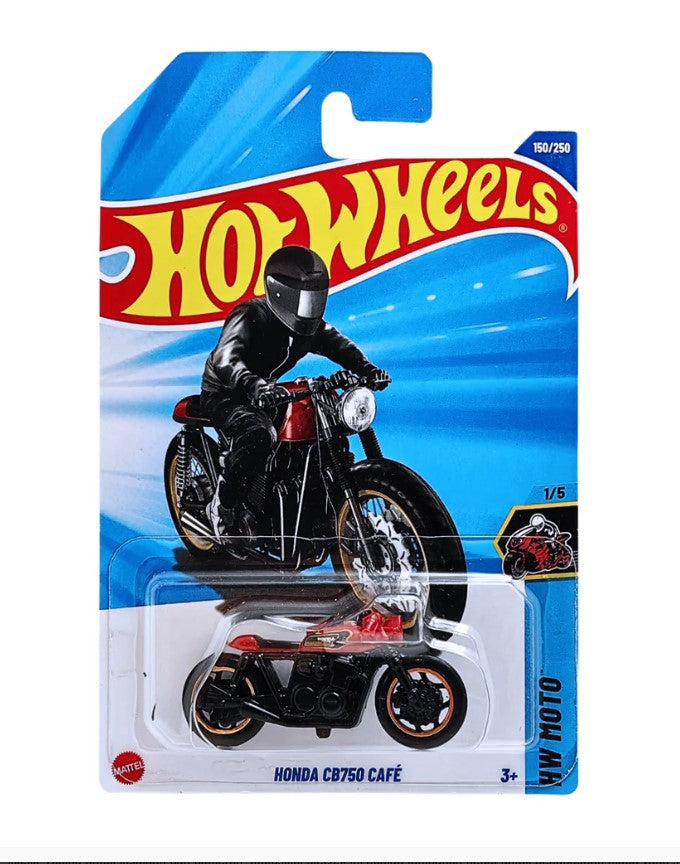 Hot Wheels HW MOTO - HONDA CB750 CAFE - RED