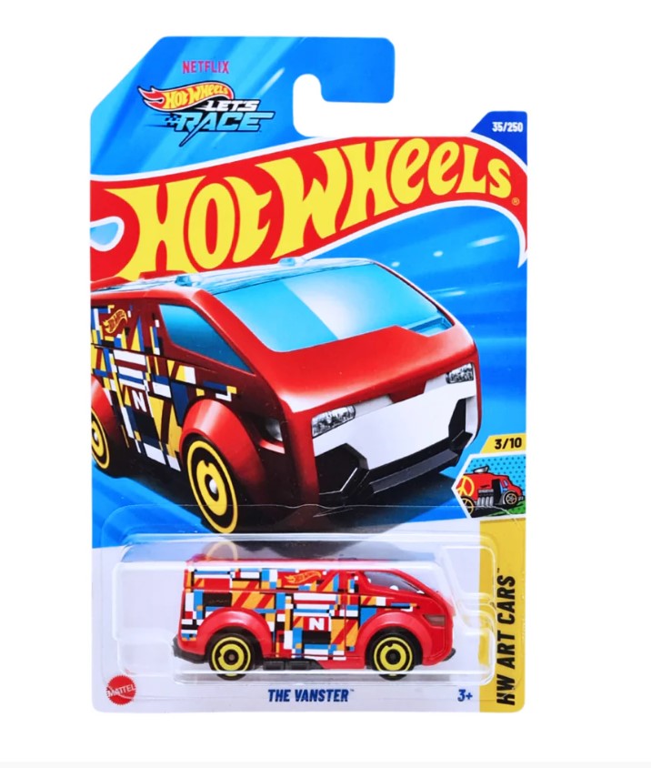 Hot Wheels HW ART CARS - THE VANSTER ( RED )