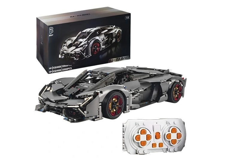 Kbox 10246B -1:8 Dj Silver Gray Lamborghini 3358 PCS