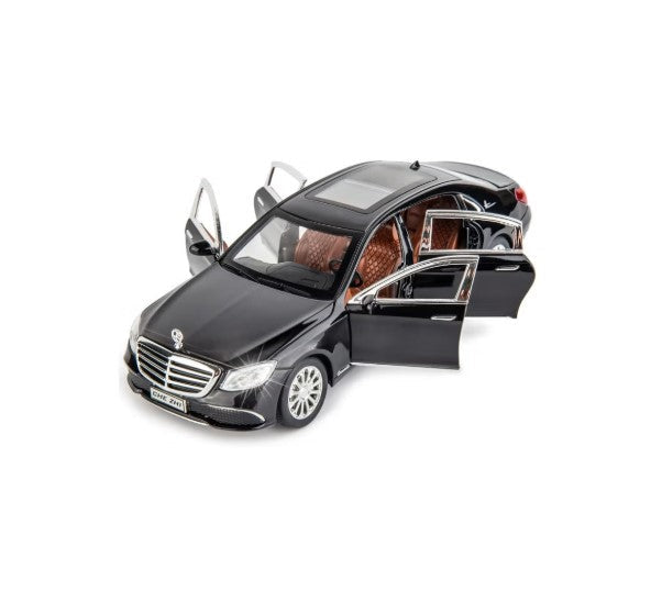 CHE ZHI Luxury Die-Cast Mercedes Sedan Model Car – Pull-Back Series with Simulation Sound and Light