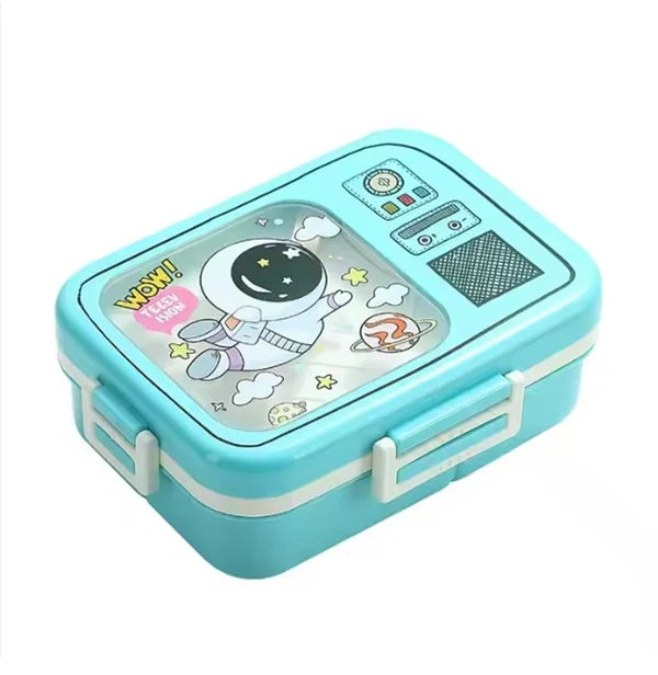 Stainless Steel Lined Lunch Box with Sauce Cup - 1270ml