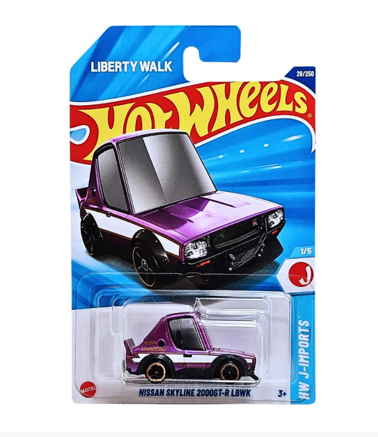 Hot Wheels HW J-IMPORTS - NISSAN SKYLINE 2000GT-R LBWK