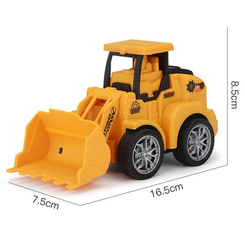 Diecast vehicle engineering contruction 4 pcs For kids