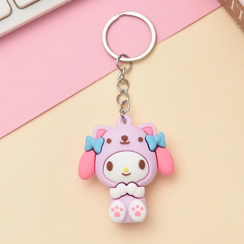 sanrio keychain My Melody For girls - small purple