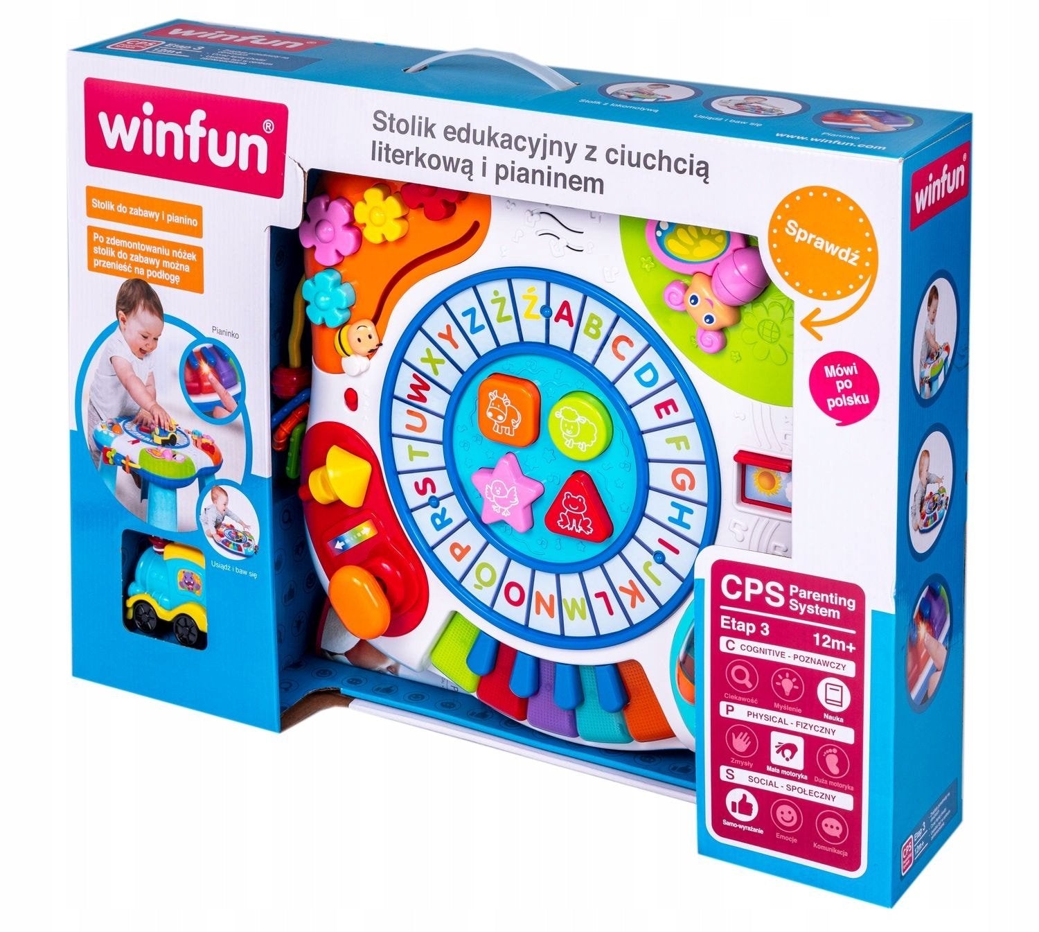 WinFun Letter Train & Piano Activity Table