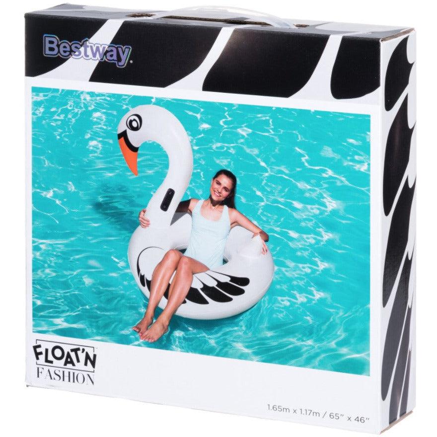 Bestway 36124 Inflatable Geese Shaped Swim Ring - White - BumbleToys - 5-7 Years, 8-13 Years, Eagle Plus, Floaters, Girls, Sand Toys Pools & Inflatables