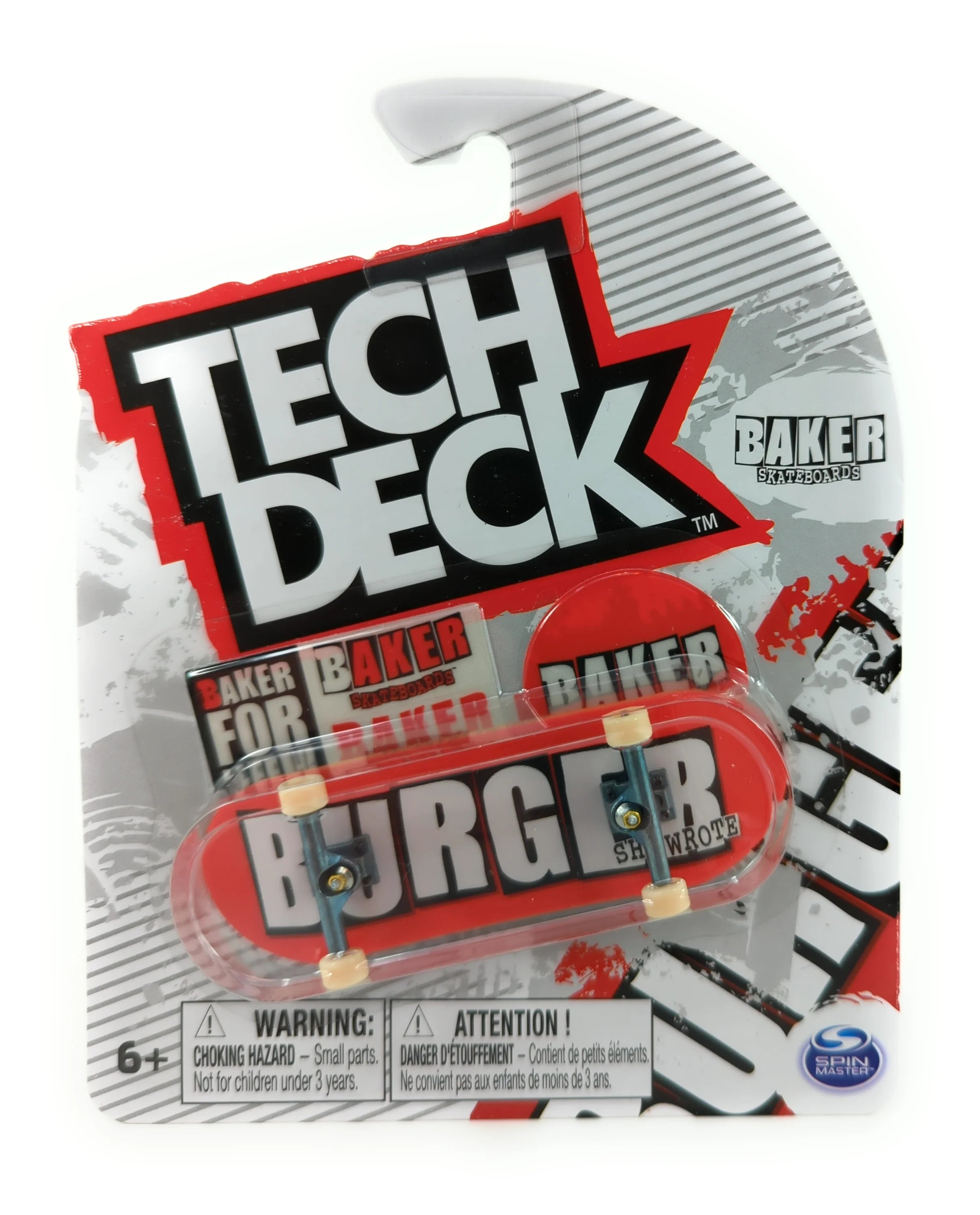 Tech Deck 96mm Fingerboard - Baker Burger