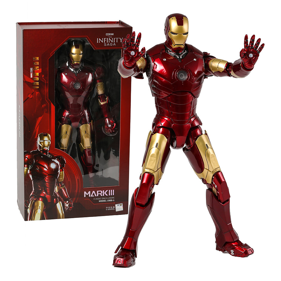 ZD Toys Super Heroes: Marvel - The Infinity Saga - Iron Man Mark 3 - 1:5 Scale Action Figure