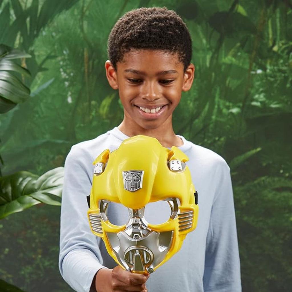 Hasbro Transformers Toys Transformers: Rise of the Beasts Movie Bumblebee Roleplay Costume Mask, 10-inch