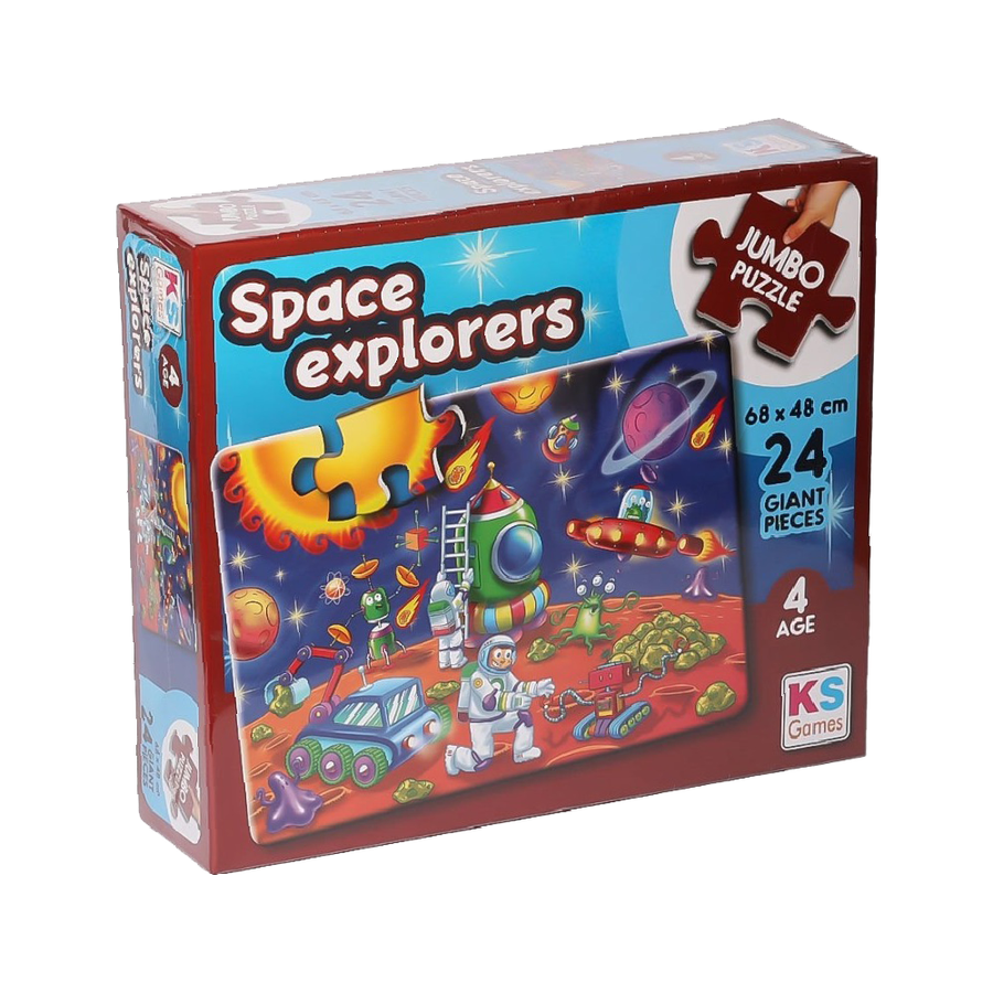 KS Puzzle Space Explorers Jumbo Puzzle 24 Pieces
