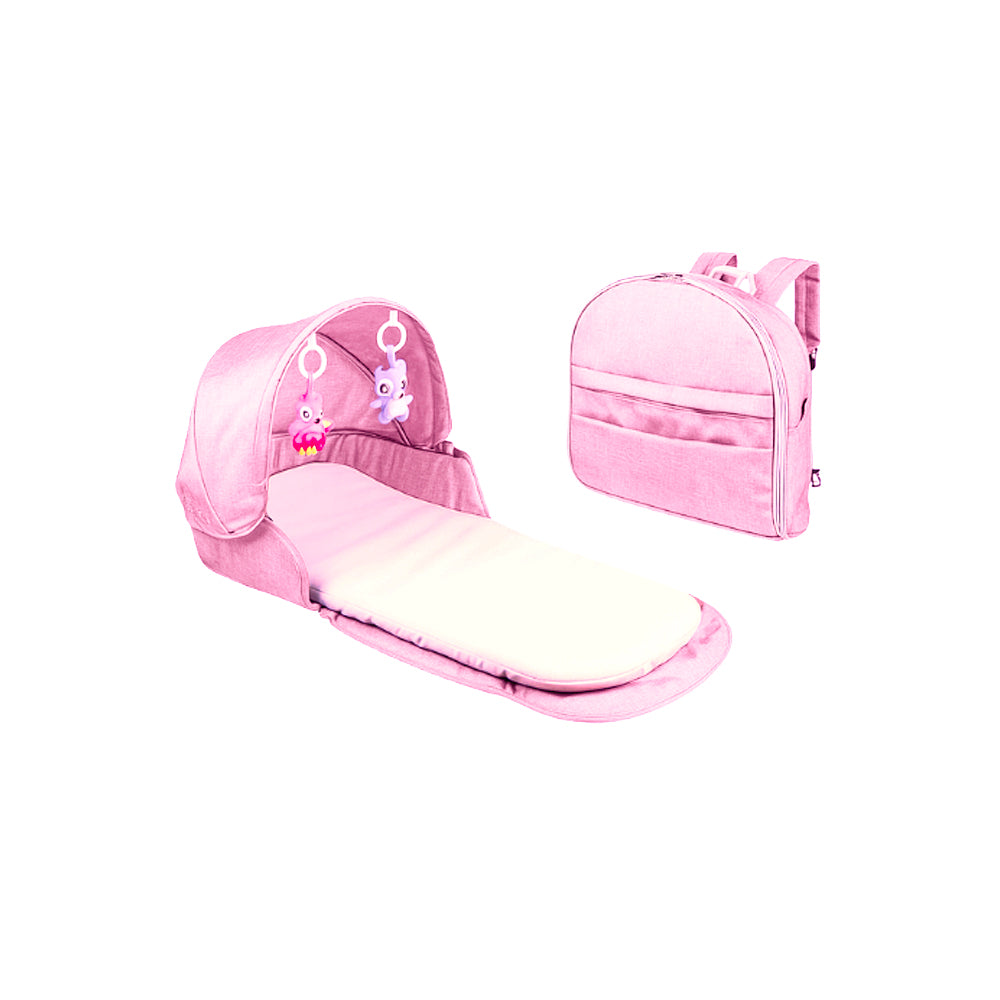 Baby Sleeper Travel Bag – Portable Foldable Bassinet, Diaper Bag & Backpack