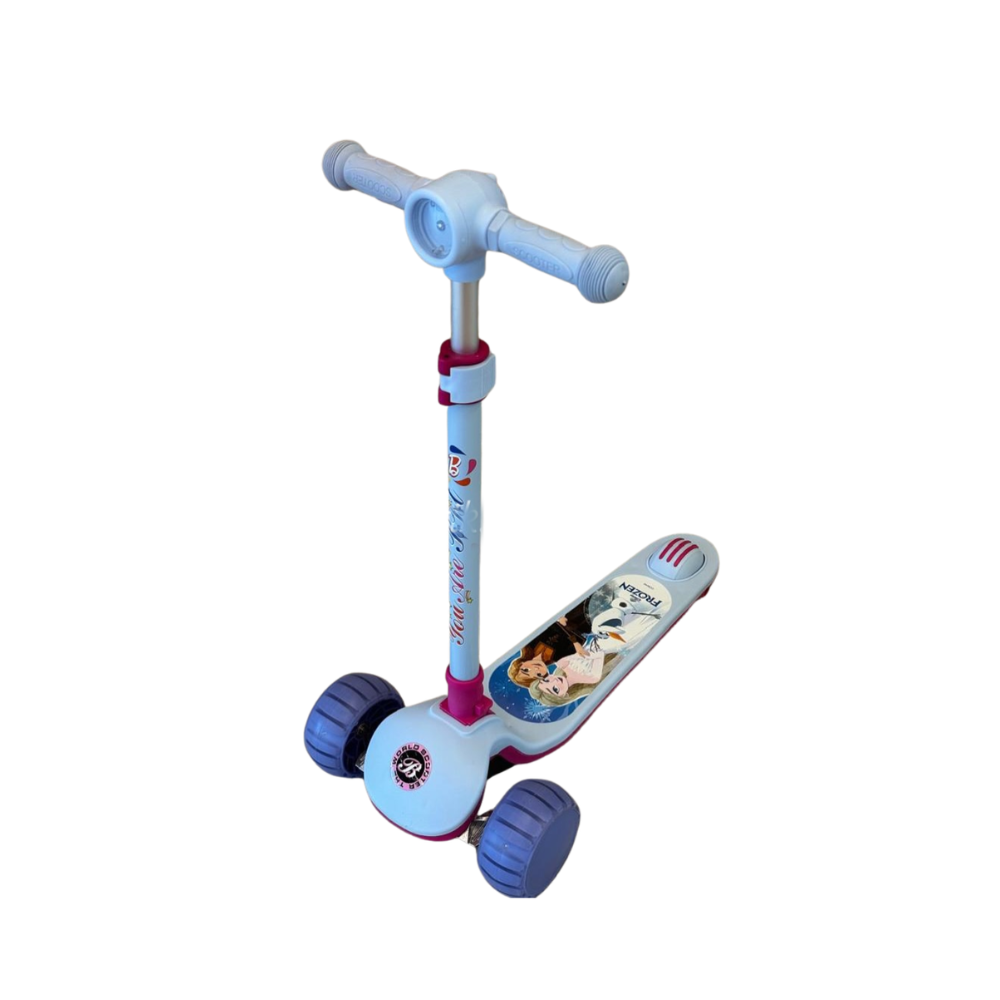 3-Wheel Kids Scooter – Adjustable & Light-Up Wheels - Frozen