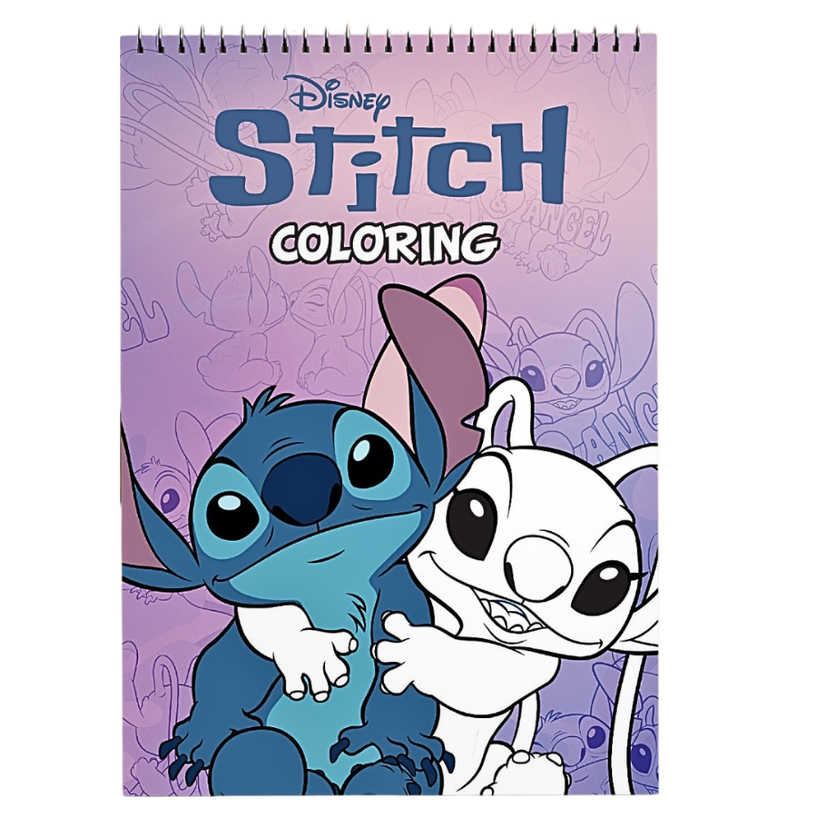 Spiral Coloring Book Disney - Stitch