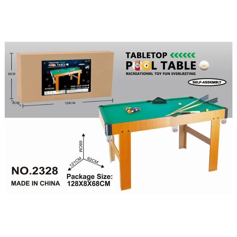 مجموعة طاولات البلياردو والسنوكر الصغيرة - لعبة داخلية صغيرة للأطفال