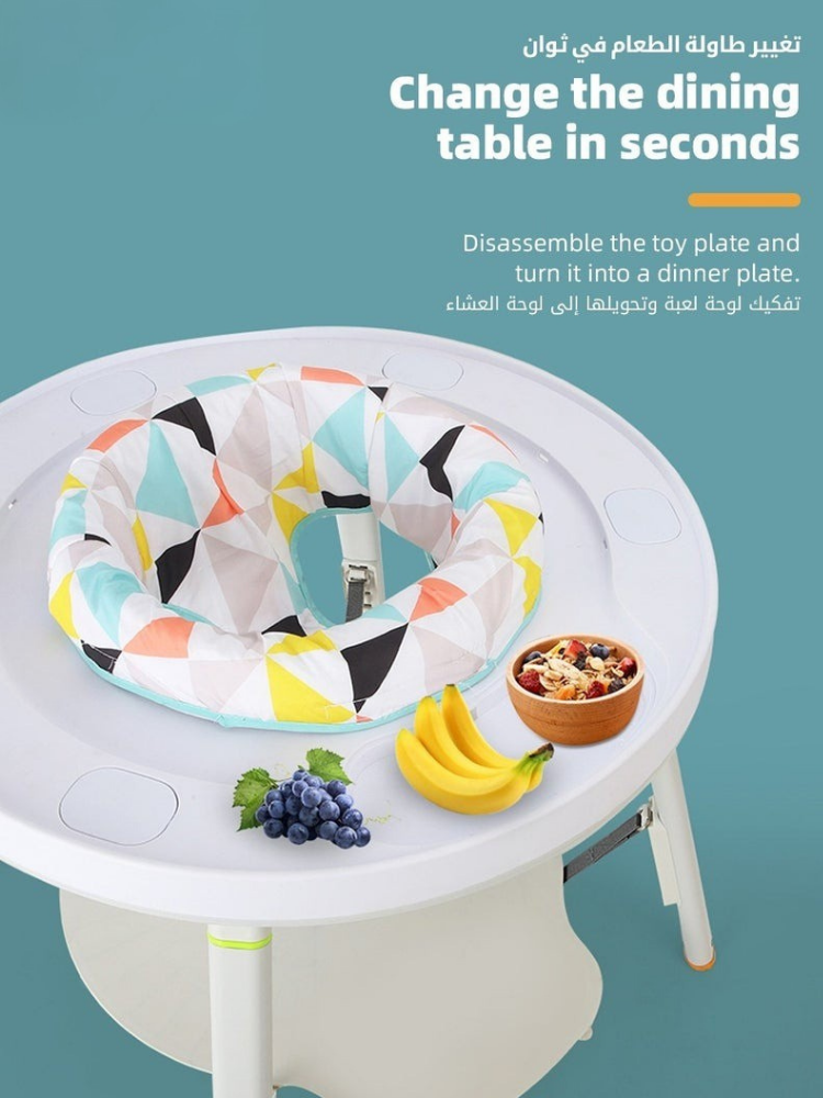 3in1  multi-functional activity table , Baby trampoline, adjustable baby rocker, walker and bouncer, interactive play center for babies