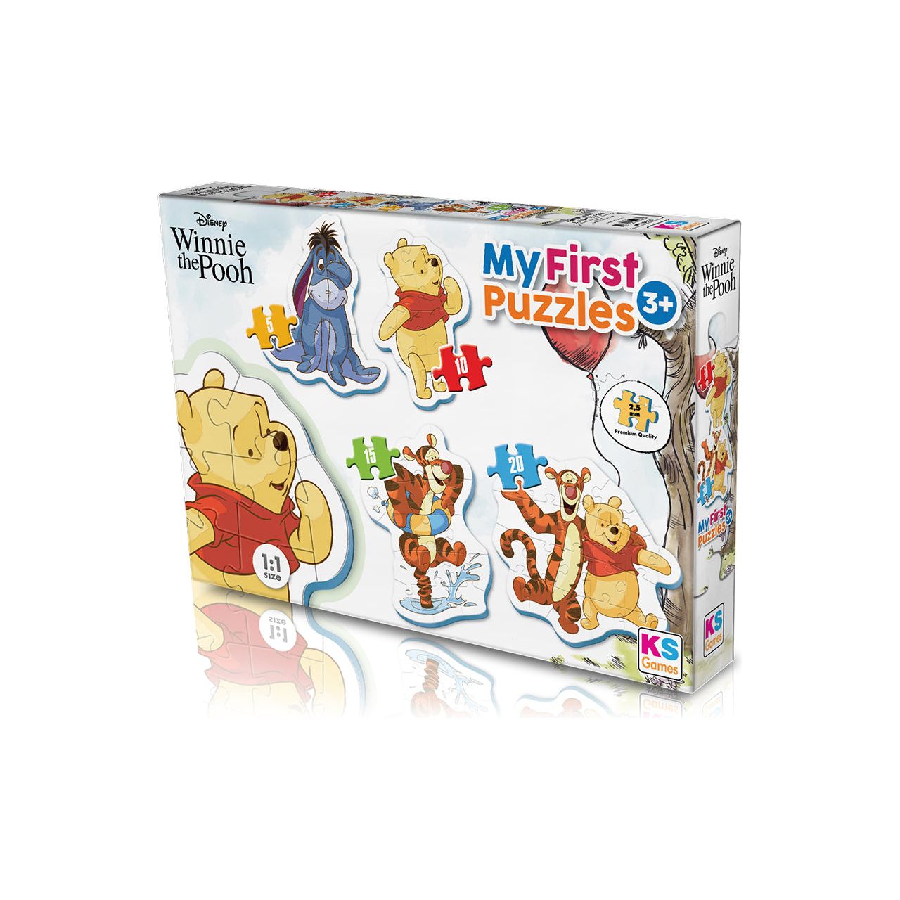 Ks Games Winnie The Pooh My First Puzzle 4 in 1